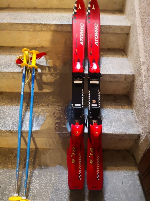 Детски ски Атомик (Atomic Pro race 5'18) 110см  и щеки  90см