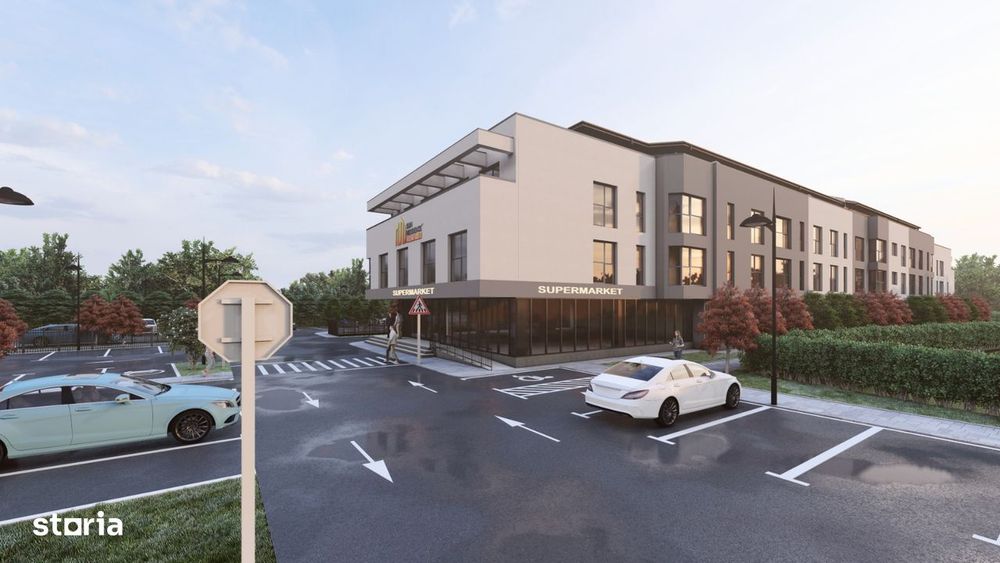 Sun Residence -- Apartament 2 camere - TIP 9 - 54 Mp - Proiect NOU -