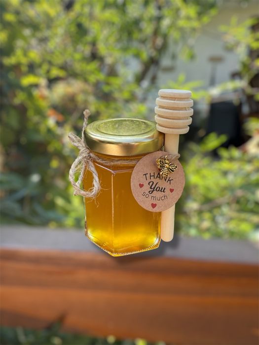 Бурканчета с мед - подаръци за гости-100% чист мед различни разфасовки