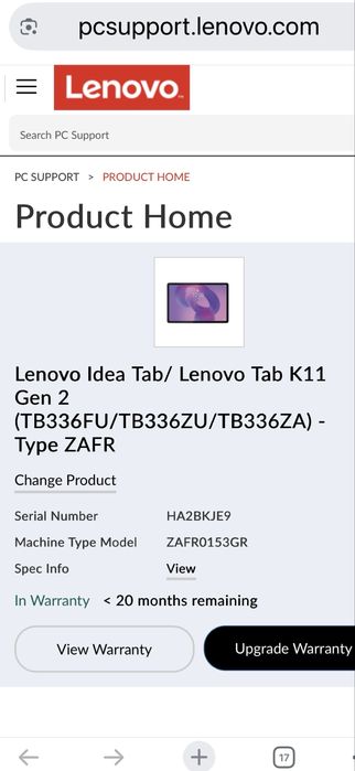 Таблет LENOVO 11
