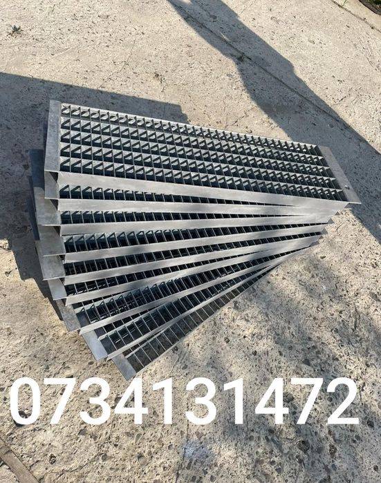 Trepte metalice zincate