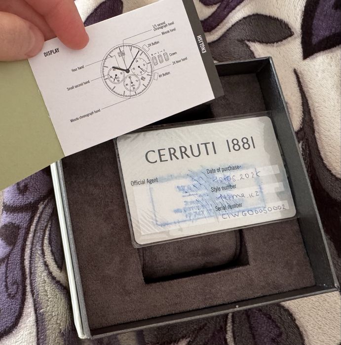 Часы cerruti кварцевые