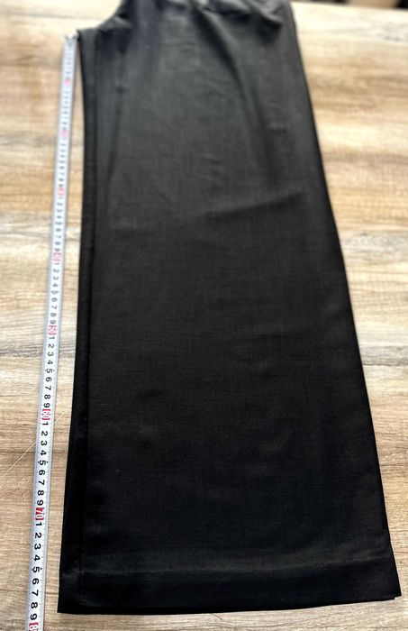 Брюки палаццо жен Zara черн, размер L (48)