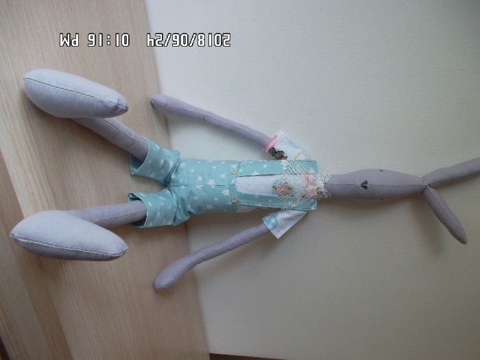 Кукли Тилда 38 см, заек Тилда, ръчна изработка