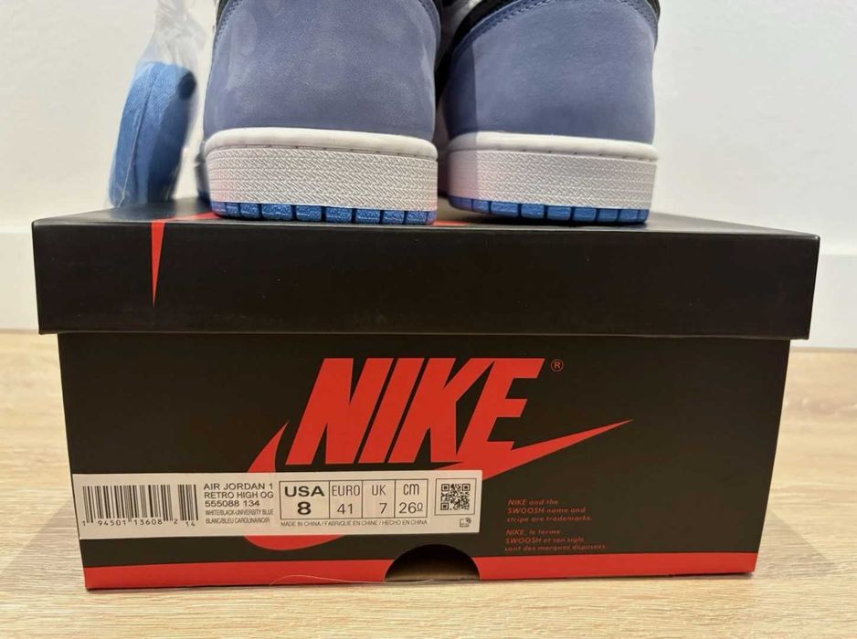 |FULL BOX| - Jordan 1 University Blue - verificare colet