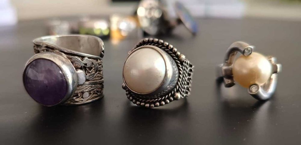 Сребърна бижутерия, пръстени, авторски, уникати