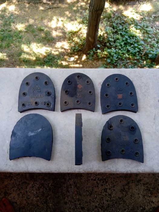 7 броя ток-пета за мъжка обувка БГ- Чавдар -СОЦ