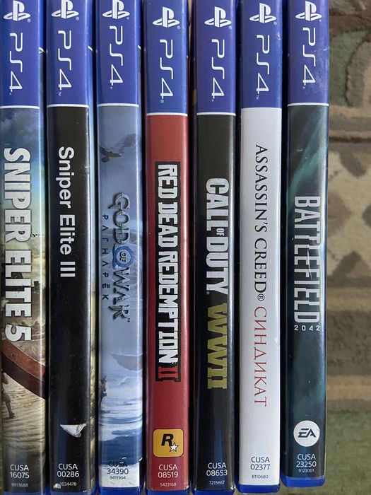 Продажа игр на ps4