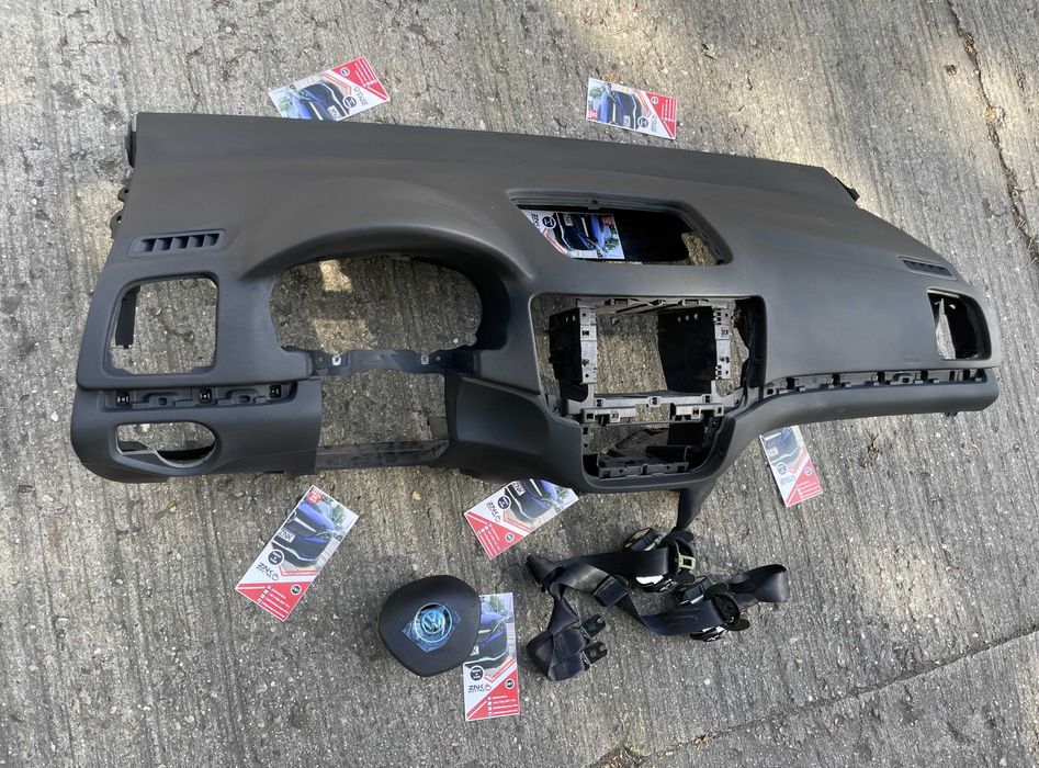 VW Sharan 7n kit airbag plansa de bord set centuri de siguranta