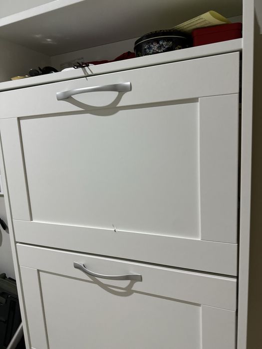 Шкаф для обуви белый