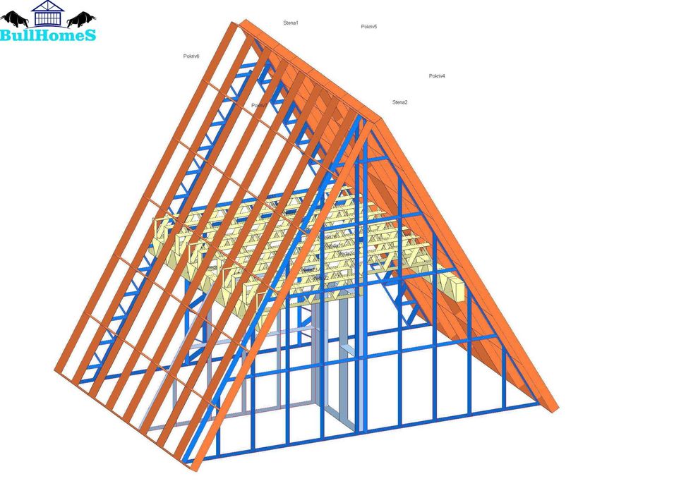 Къща,Бунгало,Преместваема къща,Сглобяеми къщи,Модулни,Жилищни-38м²
