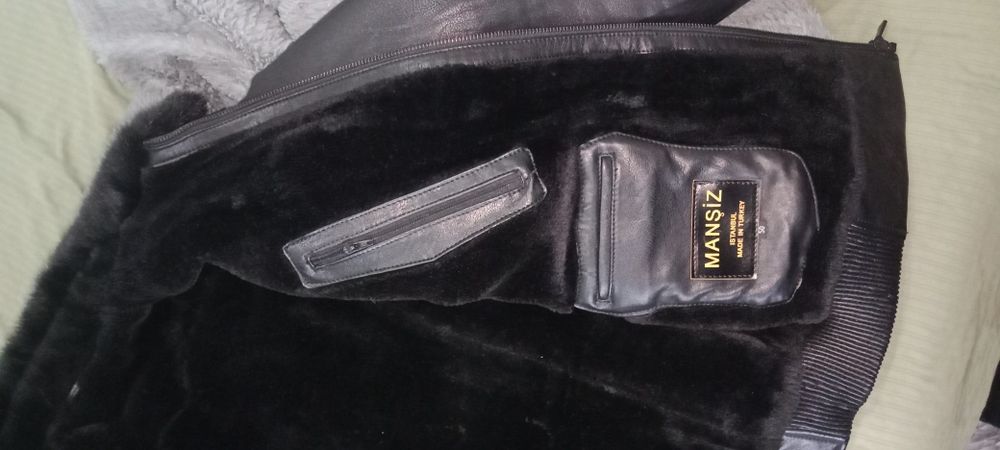 Куртка кожаная мужская