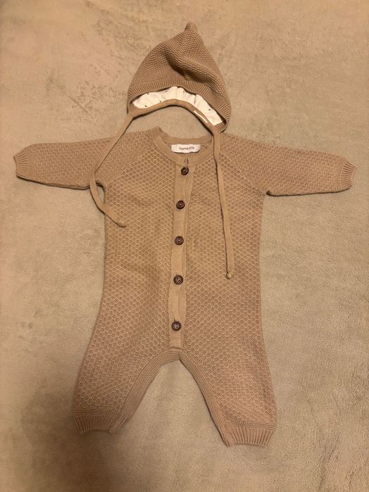 Комплект комбинезон и шапочка loomknits