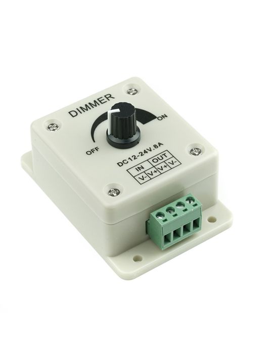 LED Димер регулатор на напрежение 12V-24V 8A 96W PWM
