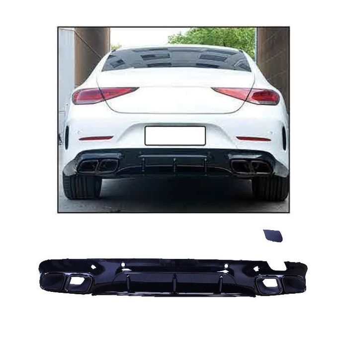 Дифузьор Mercedes CLS C257 W257 2018-2023 63 AMG GT coupe Мерцедес Diffuser Спойлер