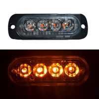 1бр. блиц мигащи габарити ЛЕД LED Пътна помощ оранжевa светлина 12-24V