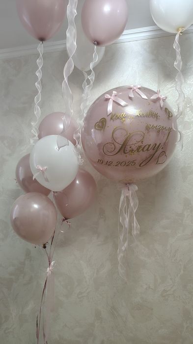 Гелевые шары и фотозоны в Актобе