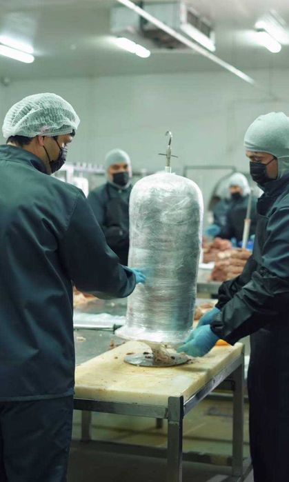 Lavash Doner goshti Kotlet Steyklar Naggets Kuriyniy sharik