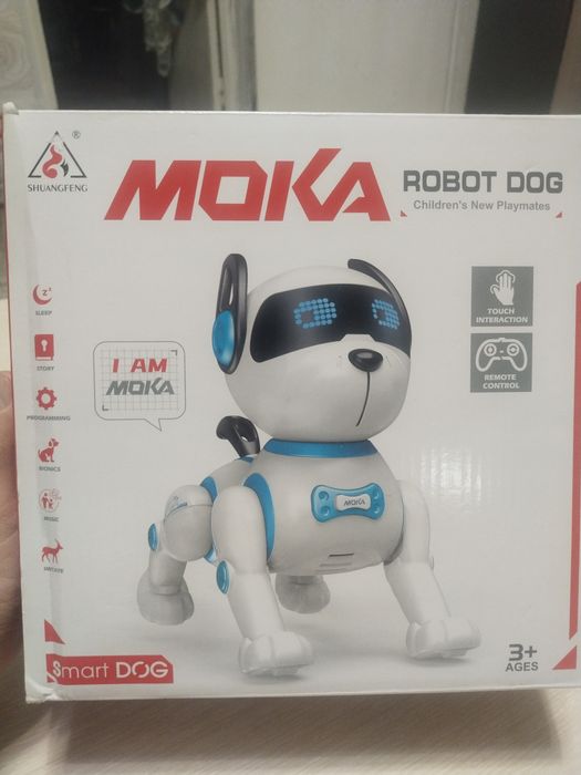 Робот-собака Трюкач на радиоуправлении