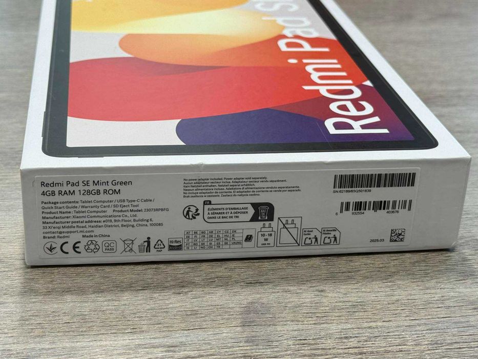 Xiaomi Redmi Pad SE 4GB RAM / 128GB – Mint Green