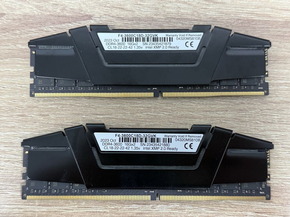 G.Skill Ripjaws V 32 ГБ 3600 МГц 2×16 DDR4