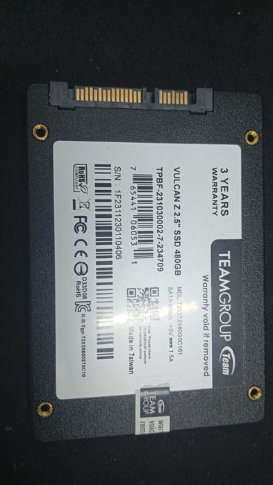 SSD Sata 512Gb Vulcan