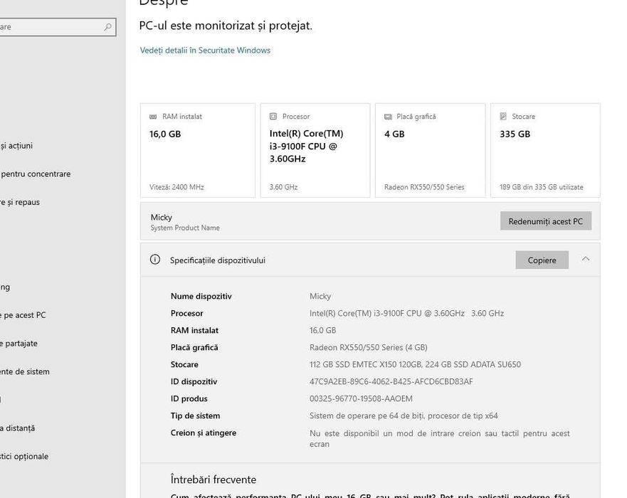 Kit Placa,procesor,cooler i3 9100f