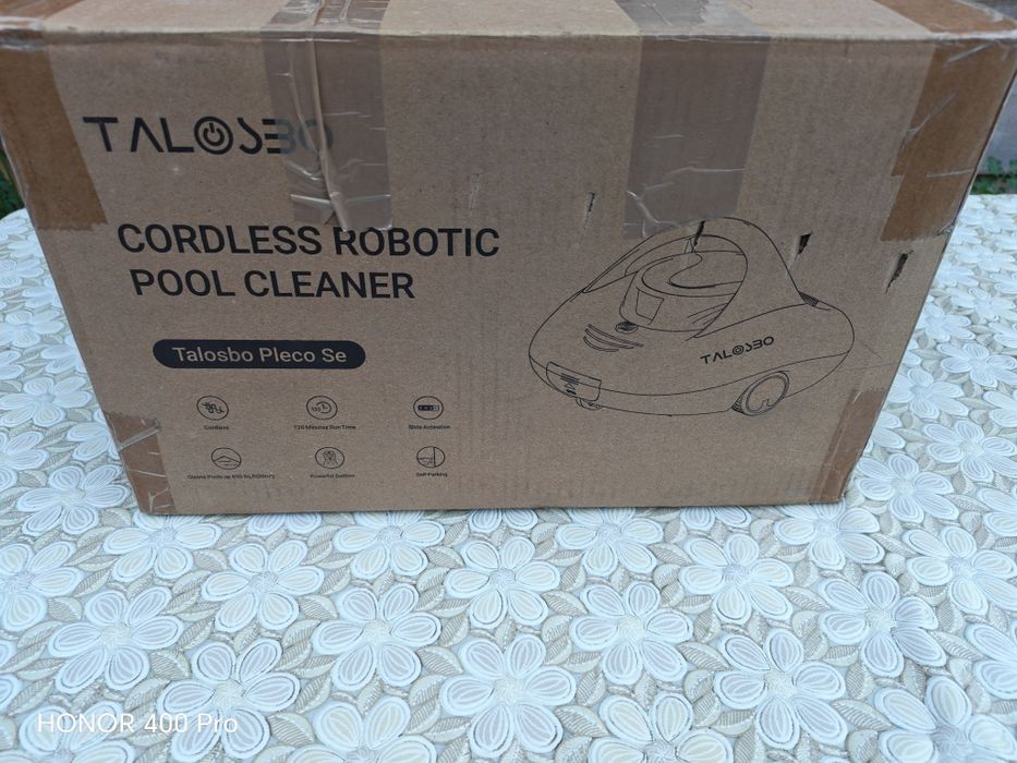 Робот за почистване на басейн Talosbo Pleco SE - безжичен