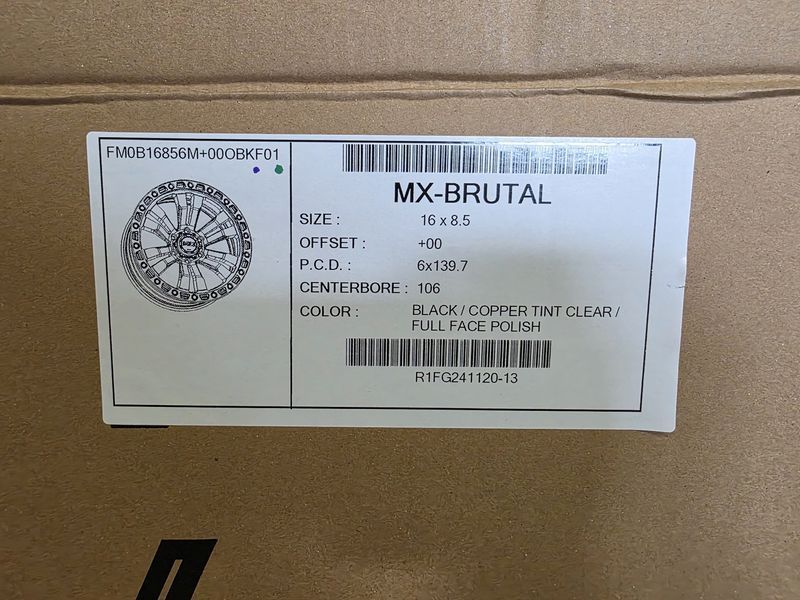 16цола 6х139.7 Toyota Mitsubishi Nissan Ford Ranger 6x139.7