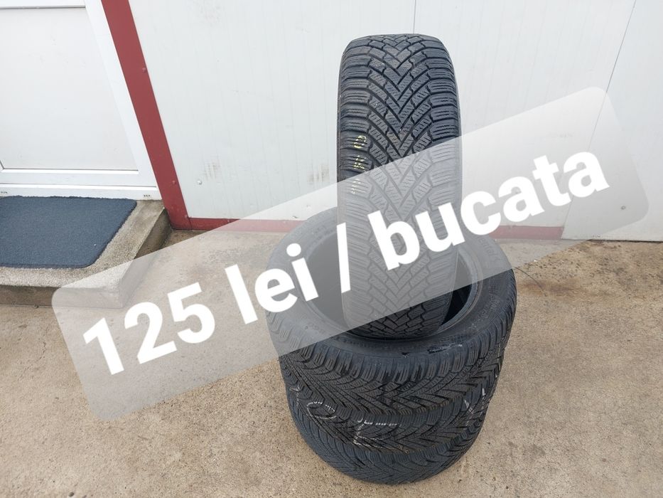 125 lei bucata! Set anvelope M+S/IARNA 195 55 16 Continental