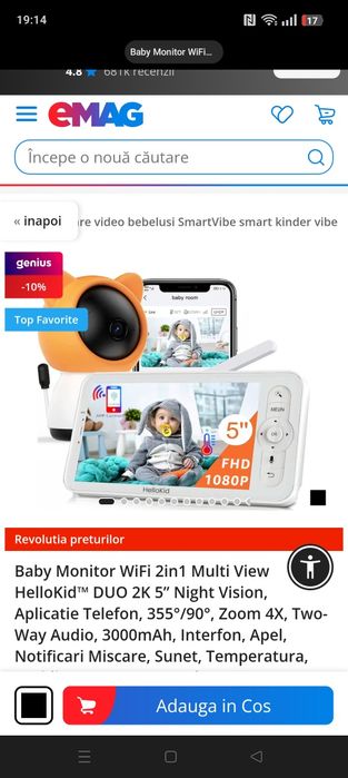 Camera wifi bebe