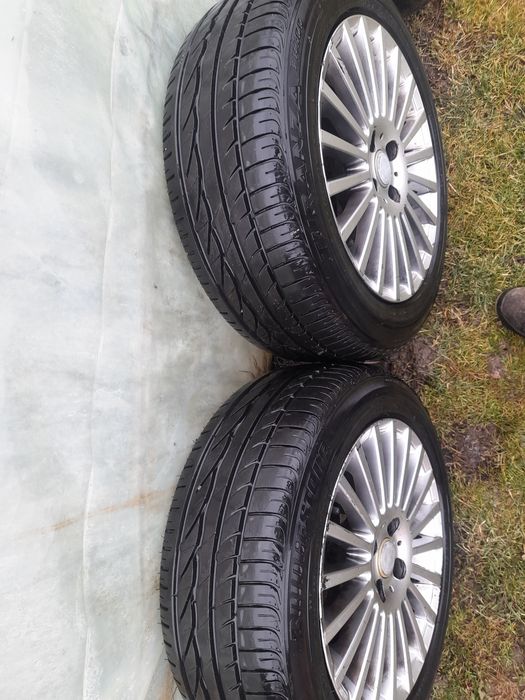 Vând 4 jante din aliaj pentru OPEL cu anvelope