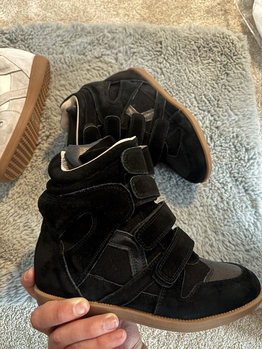 Isabel Marant Beckett High Top Wedge Sneaker