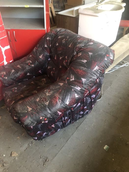 Диван тройка от естествена кожа