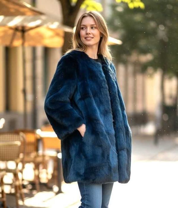 палто от изкуствен косъм