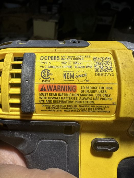Шурупаветр оригинал dewalt mode in USA
