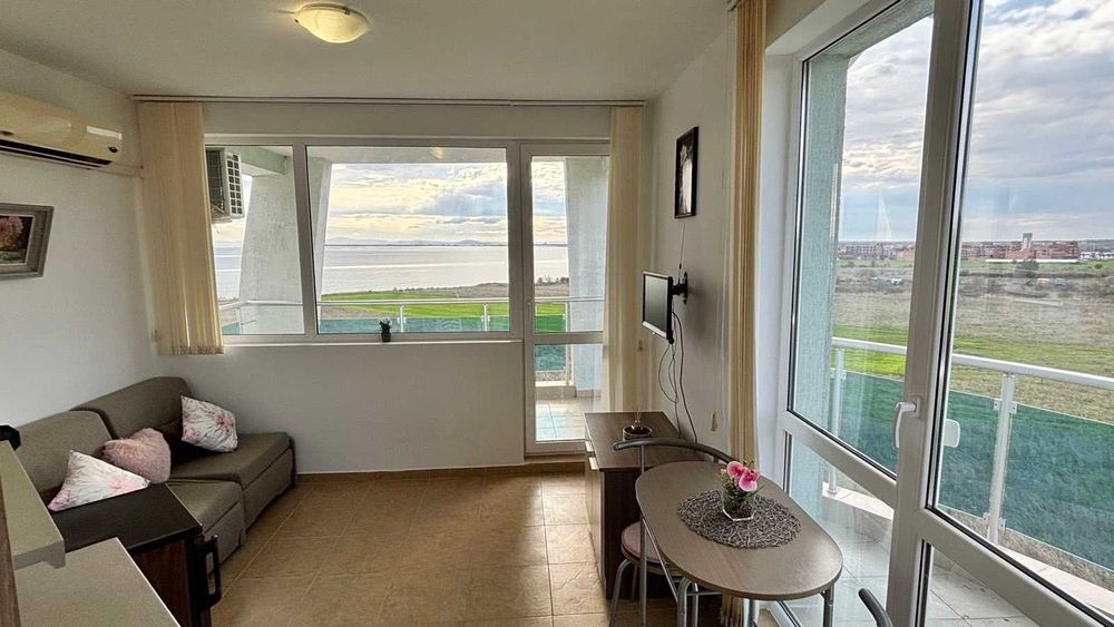 Обзаведено студио с красива морска гледка - к-с Коста Калма, Ахелой