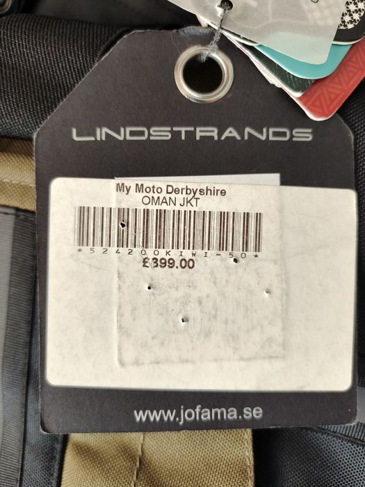 Текстилно яке за мотор/адвенчър Lindstrands OMAN Waterproof