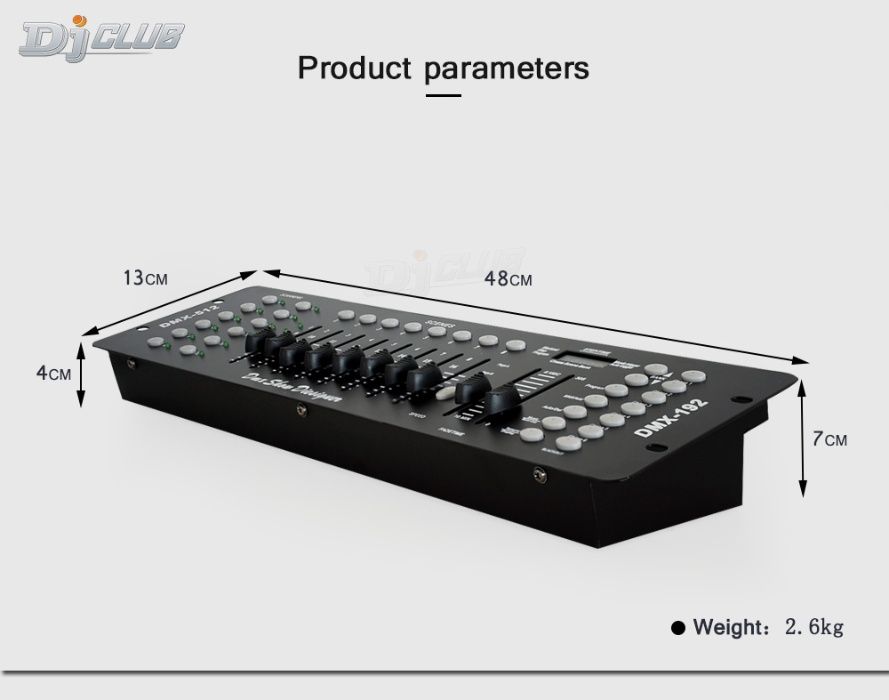Consola DMX control lumini/efecte/fum/flame etc