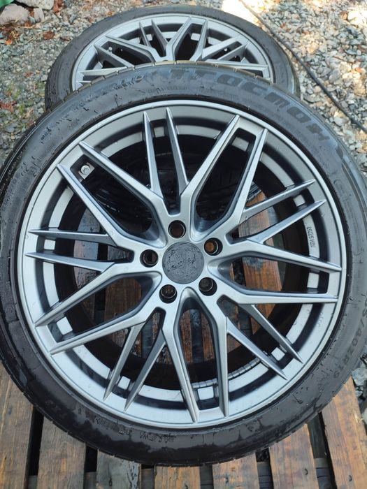Jante 19 5x112 ET45 și cauciucuri 255/40R19 Mercedes Audi VW