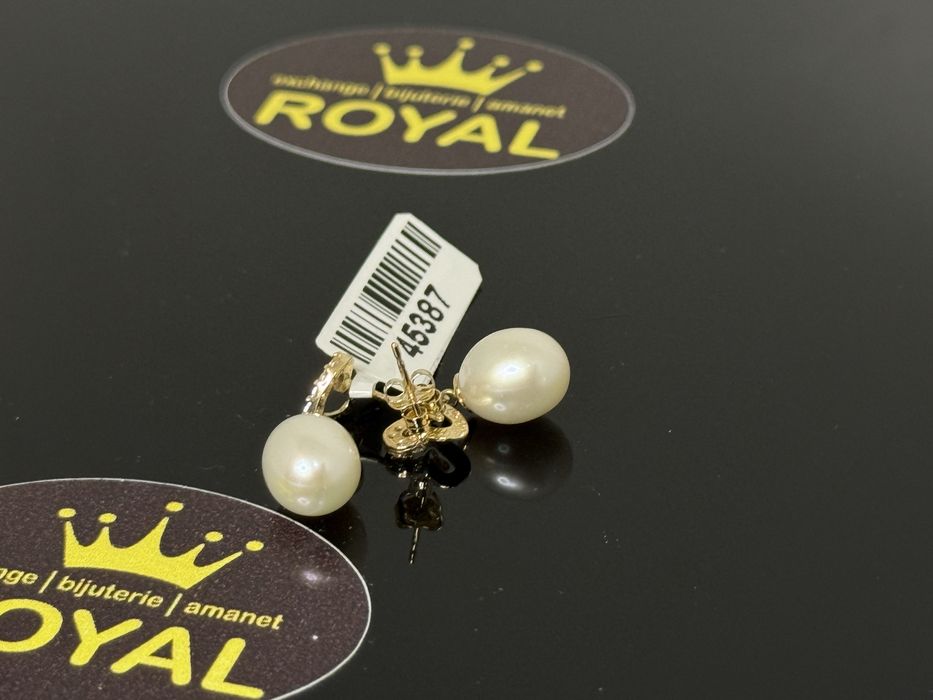 Bijuteria ROYAL : Cercei AUR 14K NOU / 2.64 GR