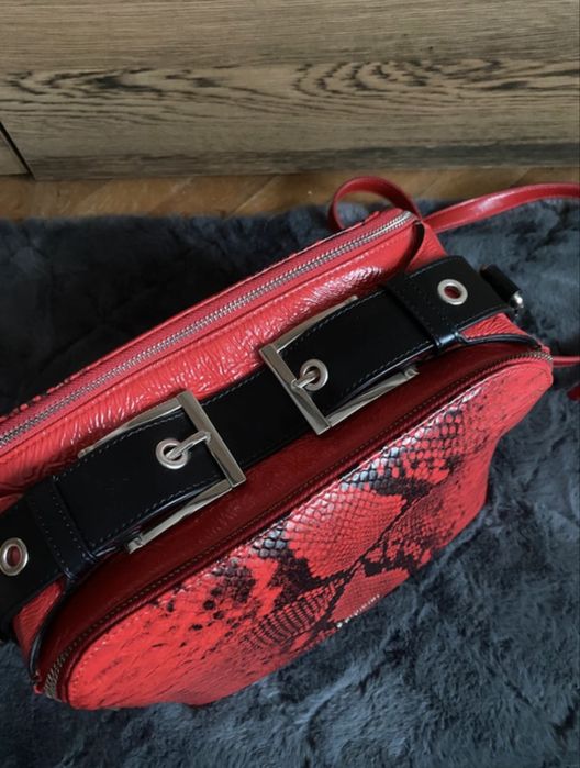 Geanta din piele naturala de vacă Baldinini