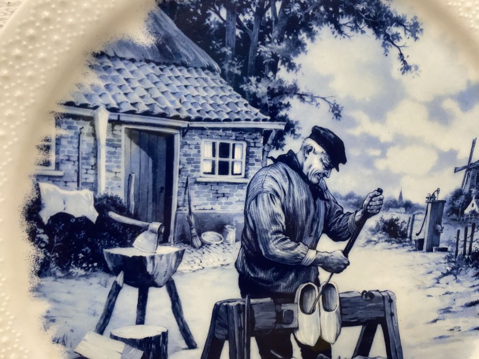 Винтидж порцелан Делфт 1950 1970 колекционерска ръчна украса