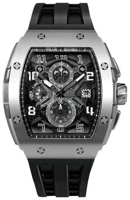 Нов часовник TSAR BOMBA Black Unique Edition TB8211BQ - гаранция
