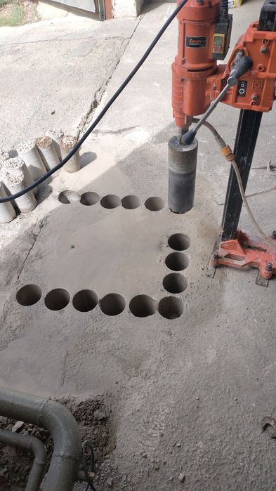 Алмазное бурение сверление стен