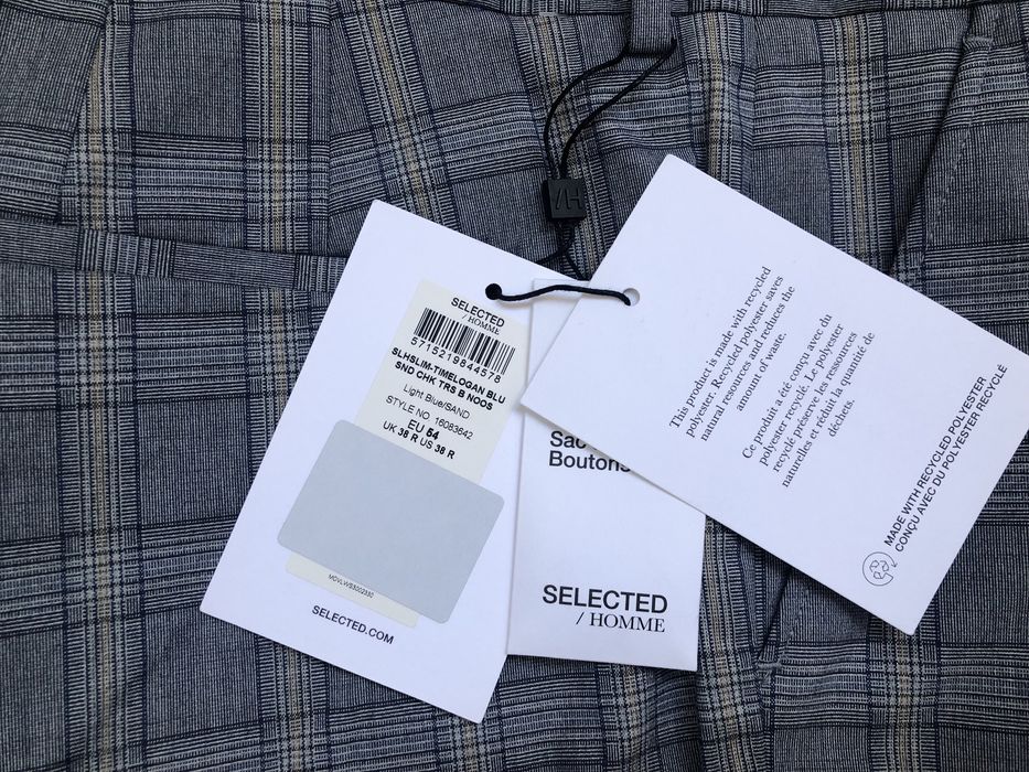 Selected Homme Check Trousers - мъжки панталон - XL