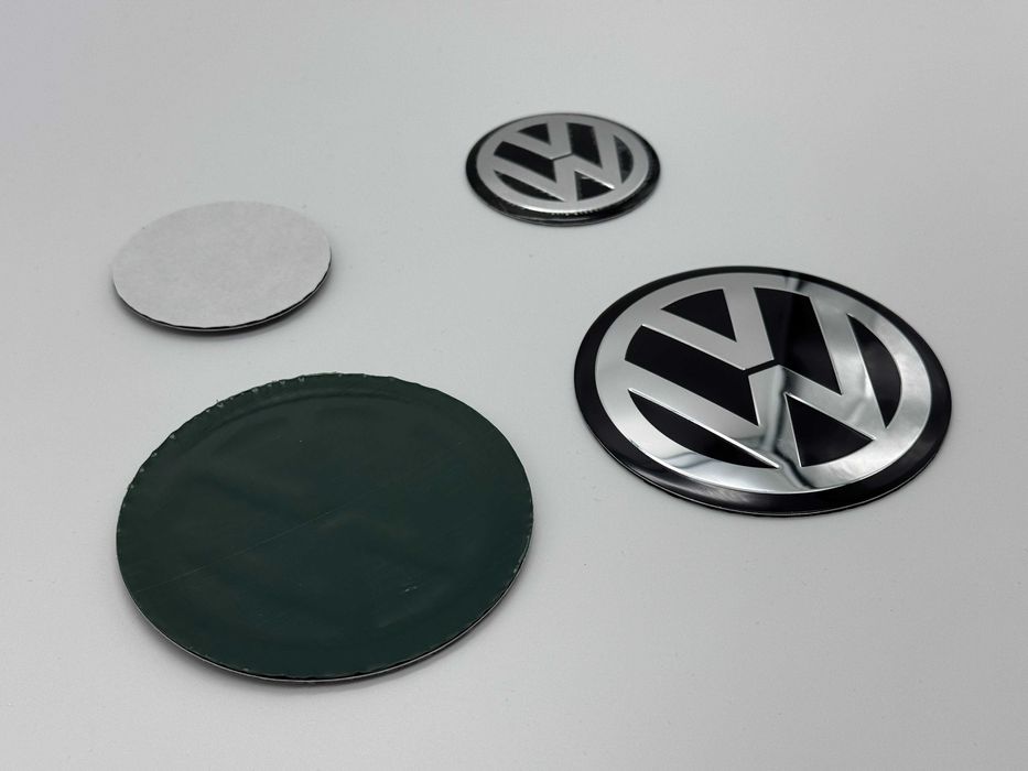 VW Стикери за капачки на джанти Passat Golf Touareg Bora