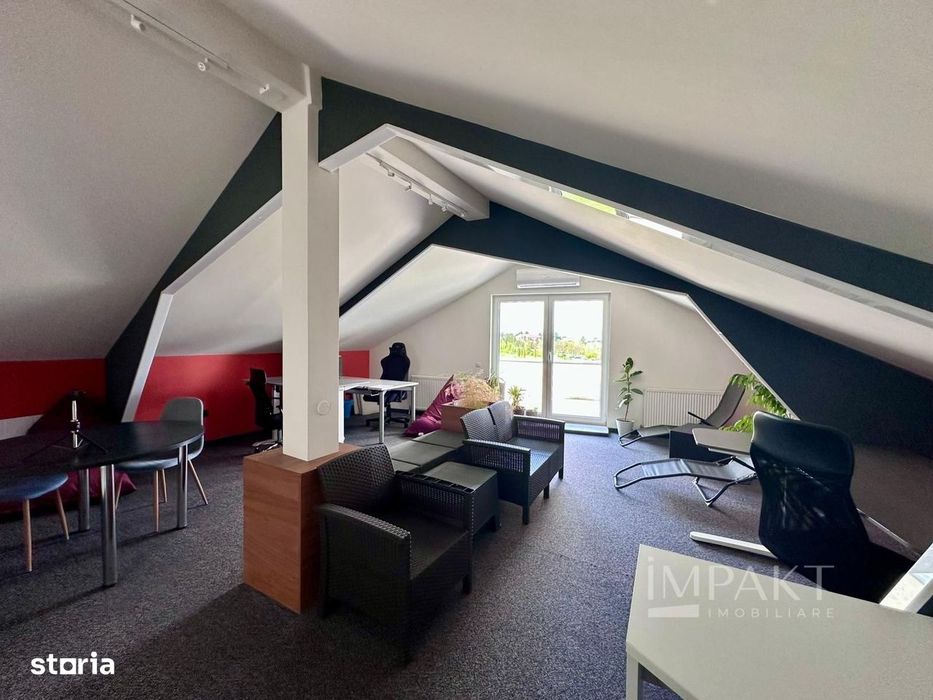 Spatiu office modern cu terase si parcari | 250 mp