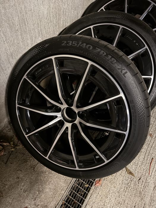Jante Mercedes AMG 18 cu anvelope Conti Sport Contact 235 40