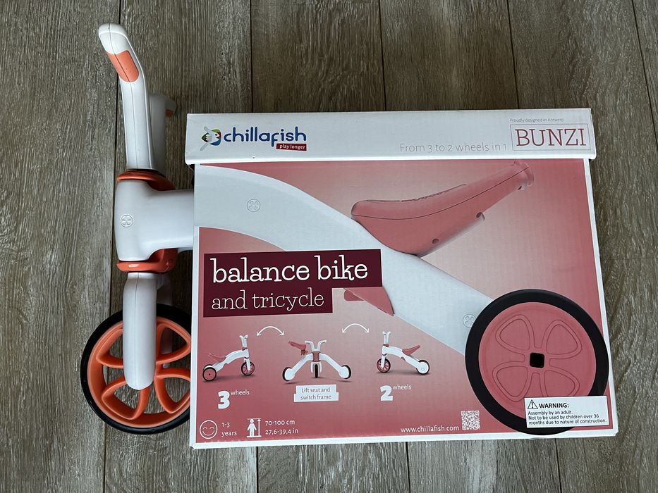 НОВО! Колело за балансиране Chillafish Bunzi 2в1